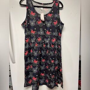 New With Tags Disney Minnie and Mickey Spiderweb Dress